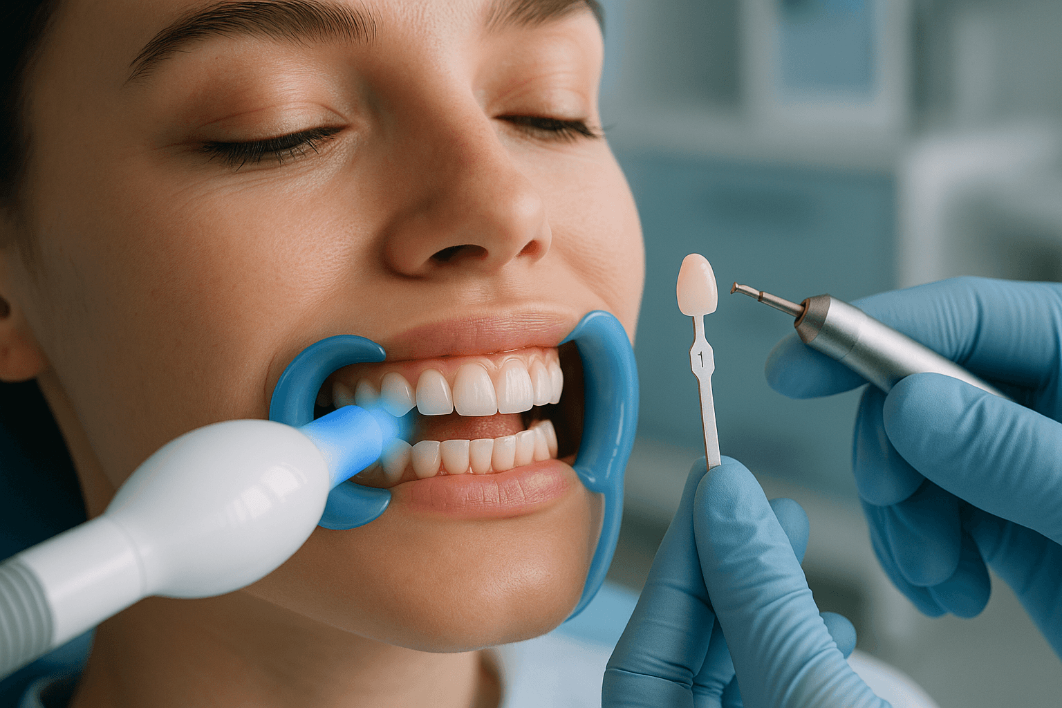 Dental Checking with laser equipment