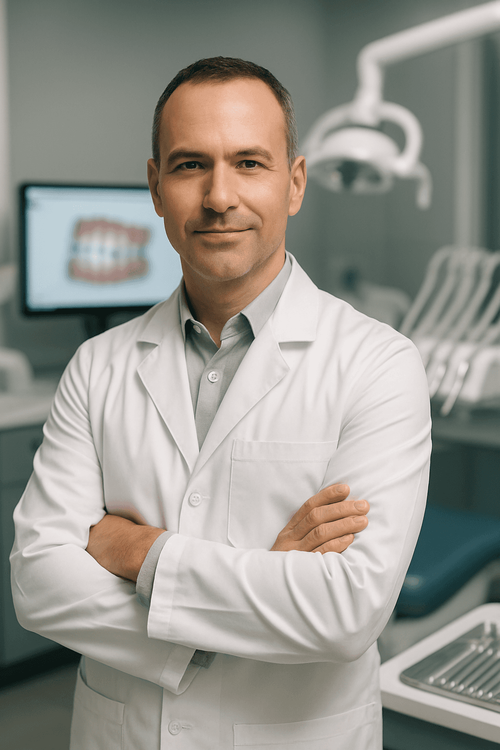 Confident Orthodontist Portrait